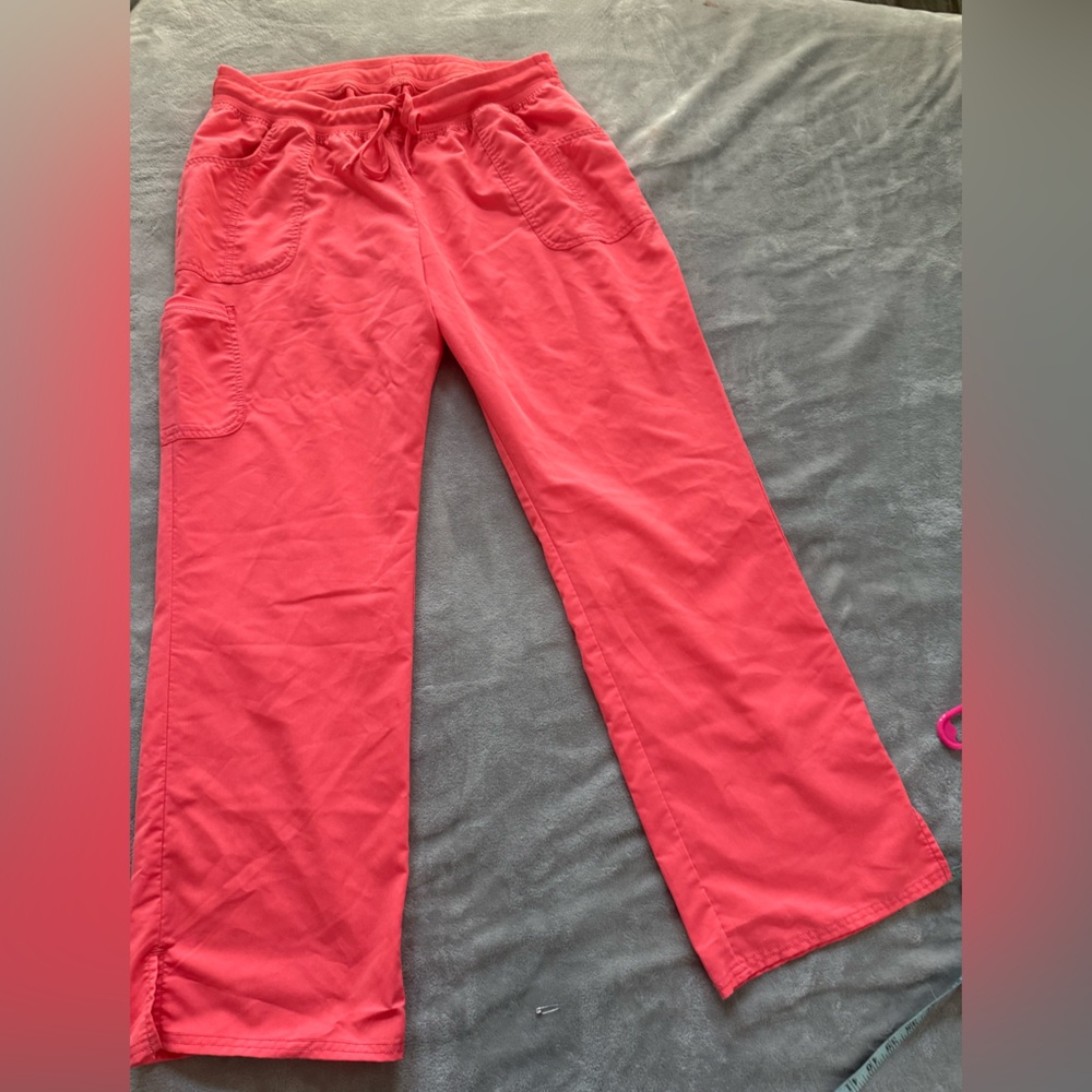 Scrubstar Women's Bright Coral Casual Pants